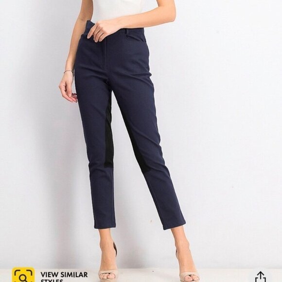 NEW Katie Sturino x Stitch Fix "Pippa" Stretch Riding Pant w/ Faux Suede… - Picture 1 of 5